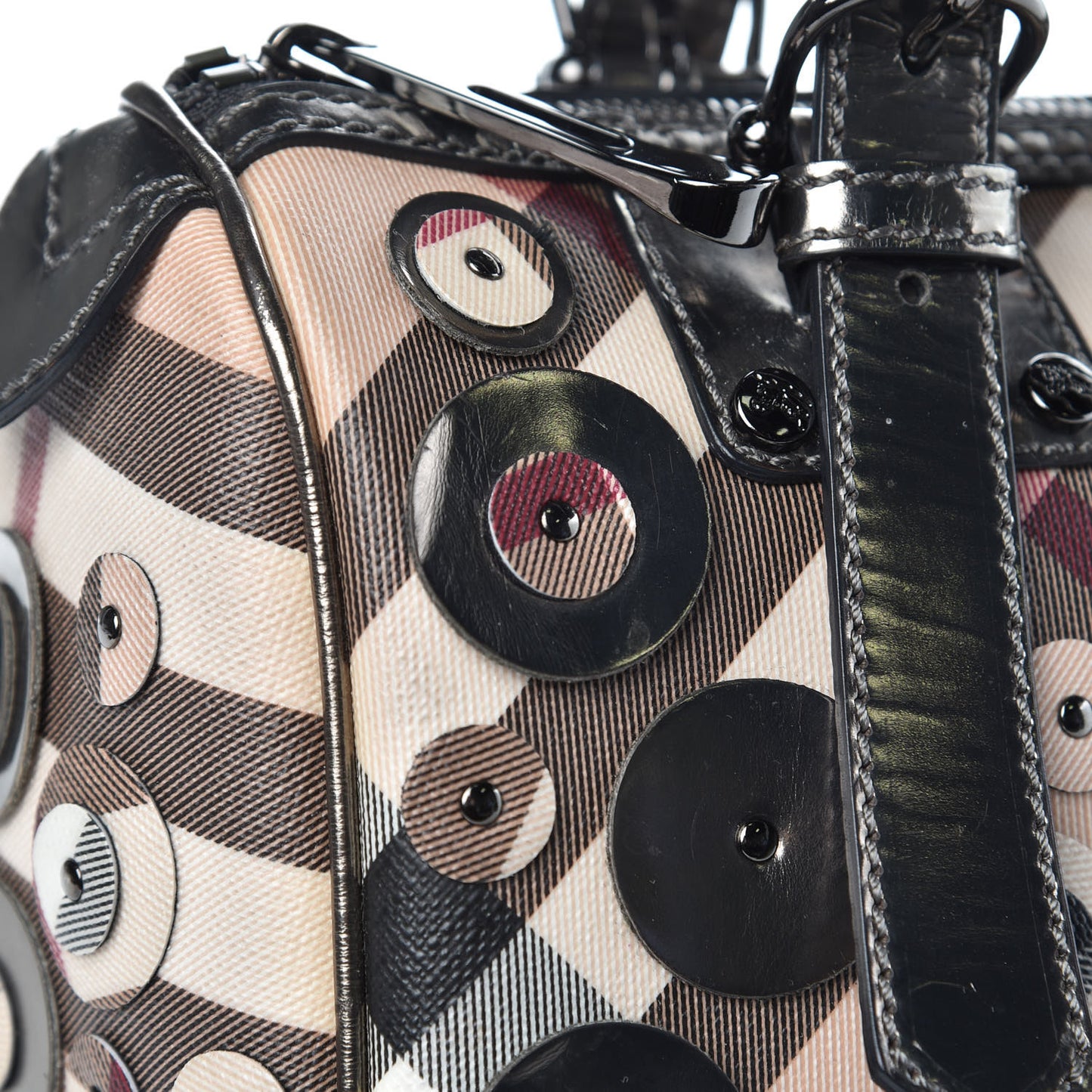 Supernova Check Embellished Bowler