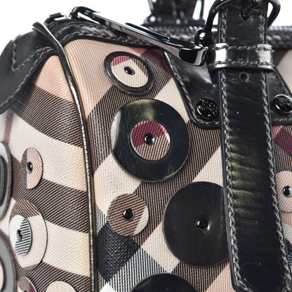 Burberry Supernova Check Embellished Bowler 18 of 19