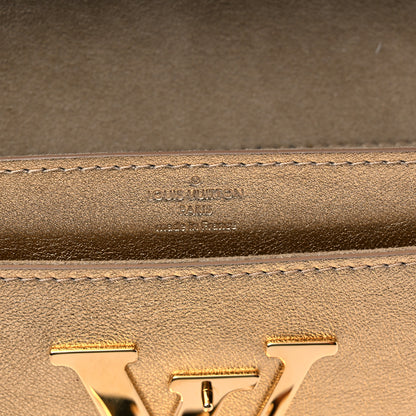 Louis Vuitton Calfskin Neo Sobe Louise EW Clutch Gold 6 of 8