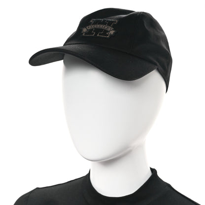 Hermes Cotton Davis H Sellier Cap 58 Black 2 of 11