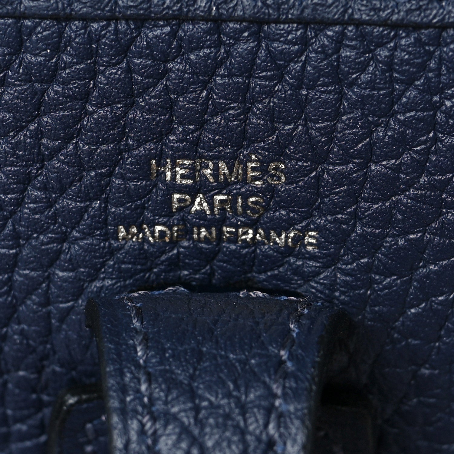 Hermes Taurillon Clemence Evelyne TPM Bleu Nuit 7 of 7
