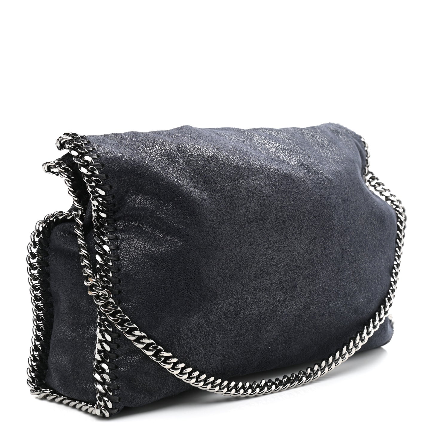 Shaggy Deer Falabella Fold Over Tote Black