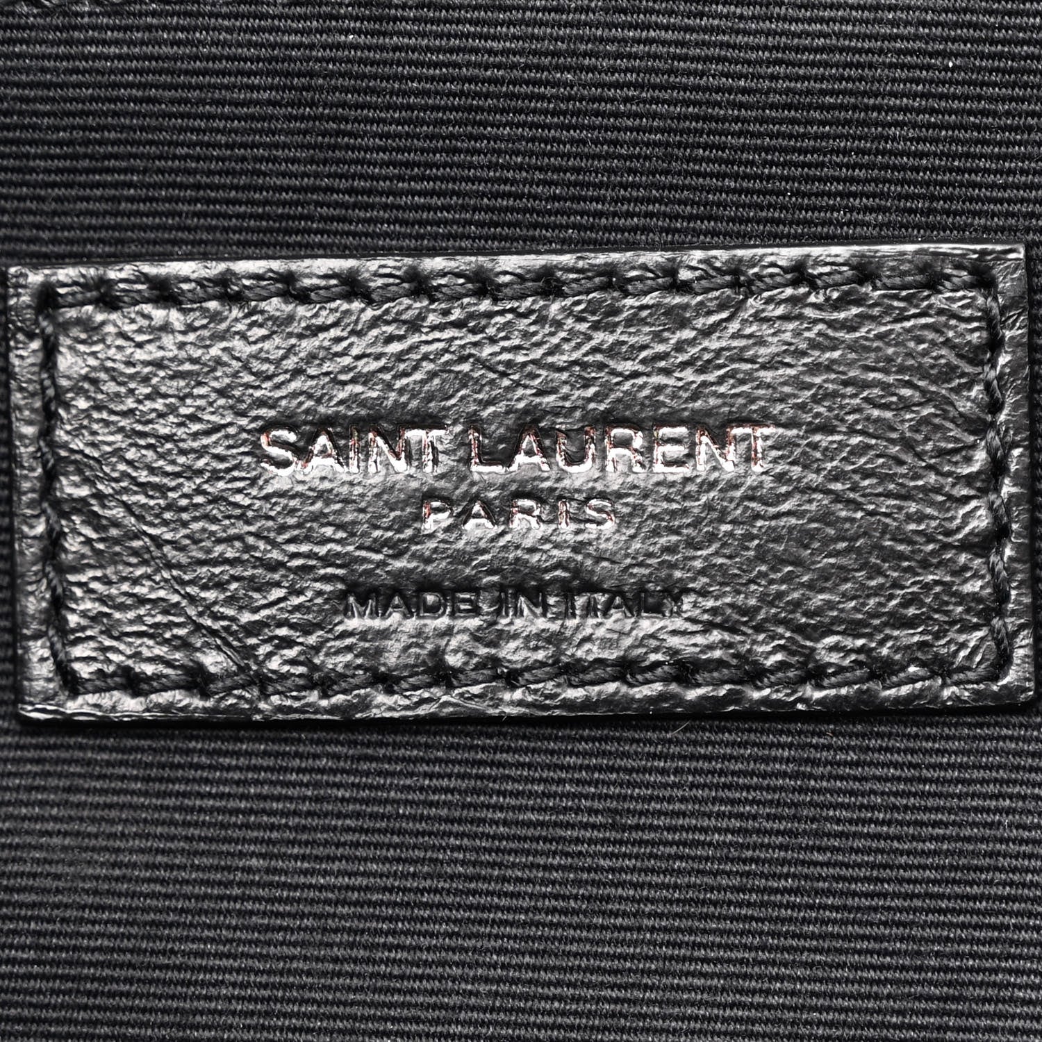 Saint Laurent Crinkled Calfskin Matelasse Monogram Medium Niki Chain Satchel Rouge Legion 6 of 12