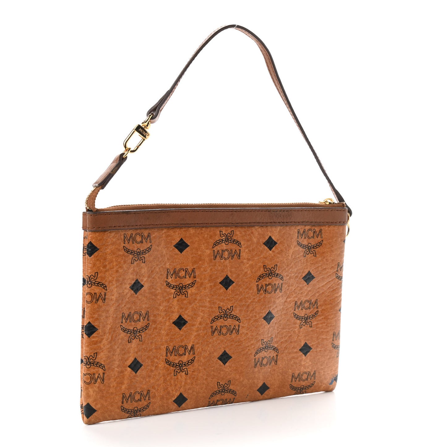 Visetos Liz Shopper Tote Pouch Cognac