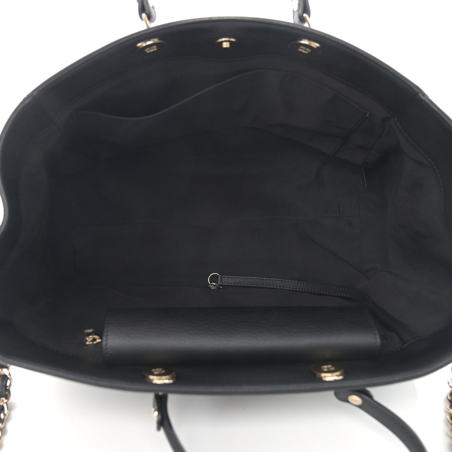 Bullskin Stitched Medium Shopping Bag Black
