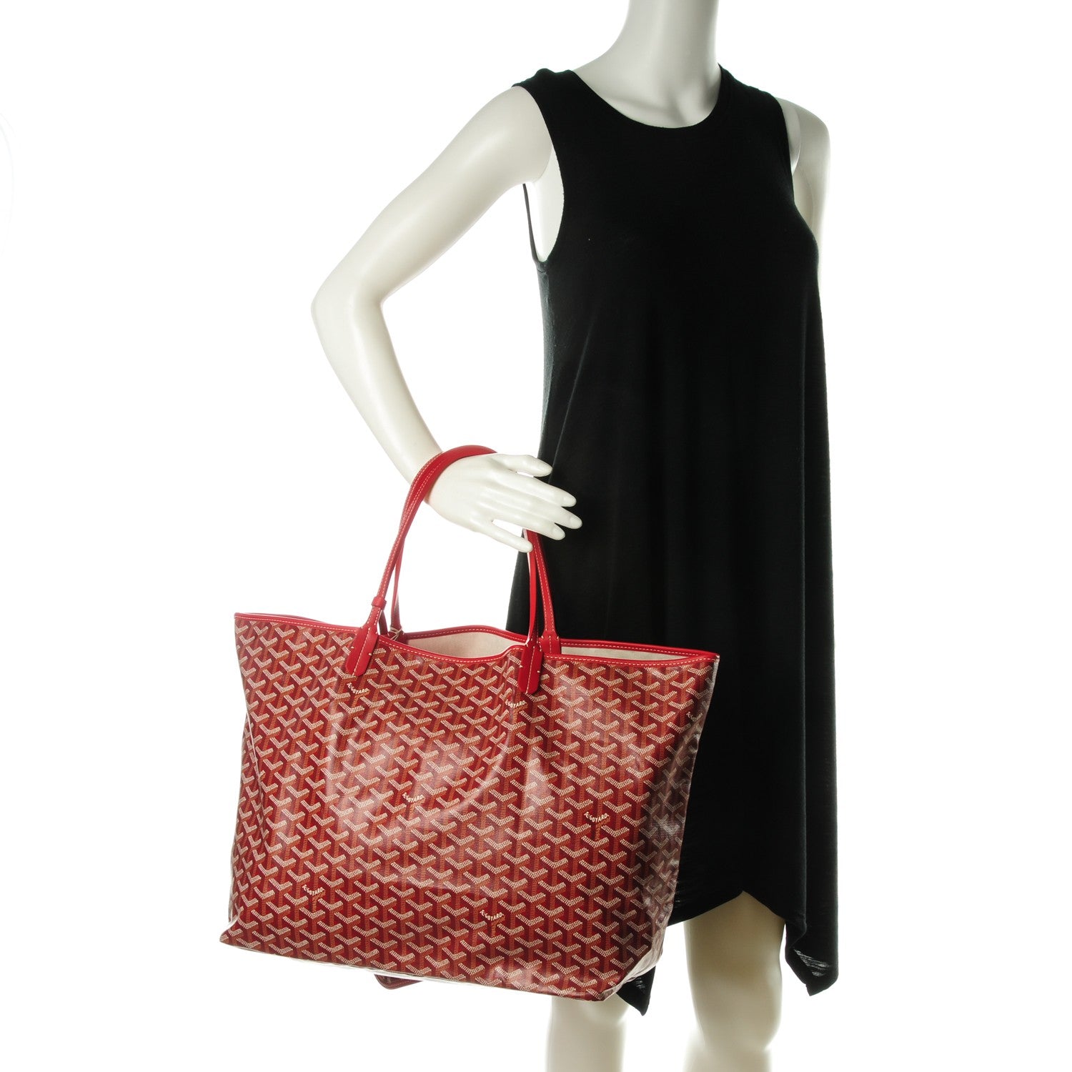 Goyard Goyardine Saint Louis GM Red 2 of 9