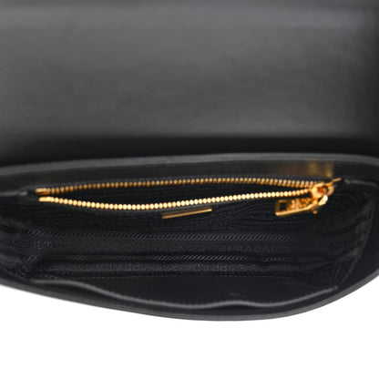 Prada City Calfskin Flap Crossbody Black 5 of 13