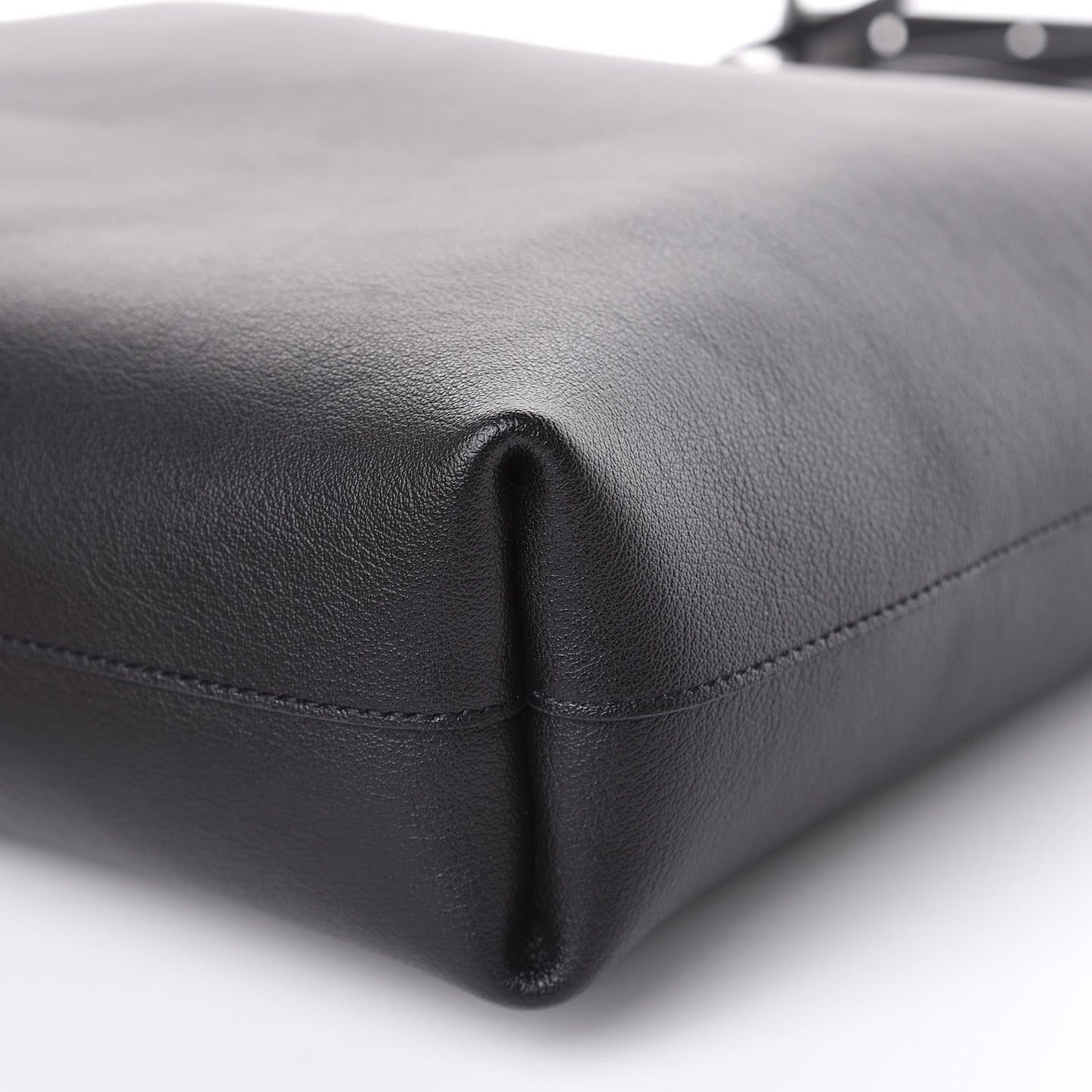 Calfskin Toy Shopping Tote Black