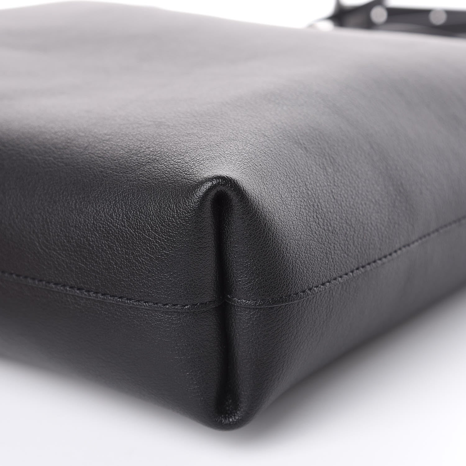 Saint Laurent Calfskin Toy Shopping Tote Black 8 of 9