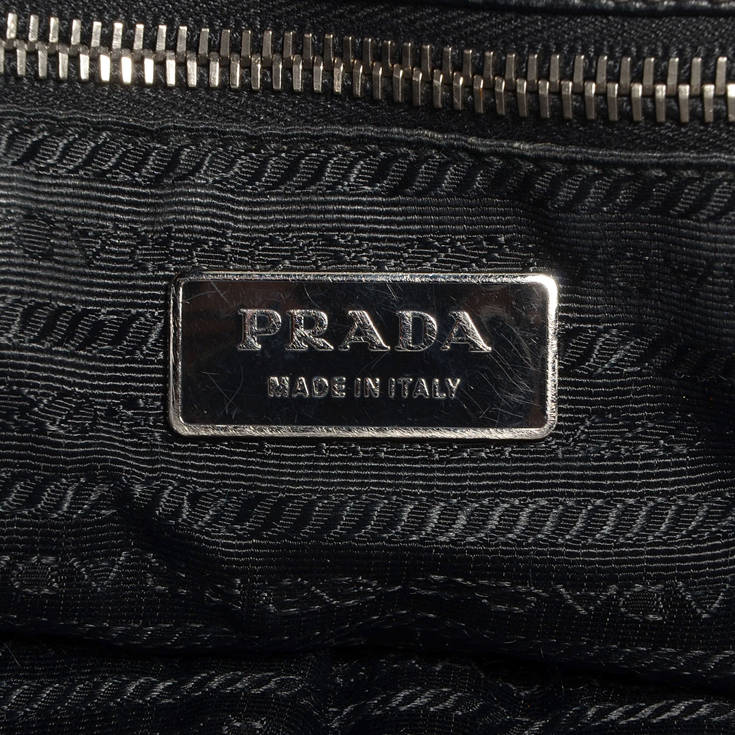 Prada Vernice Gaufre Tote Black 6 of 9