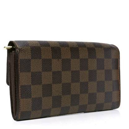 Louis Vuitton Damier Ebene Sarah Wallet 2 of 6