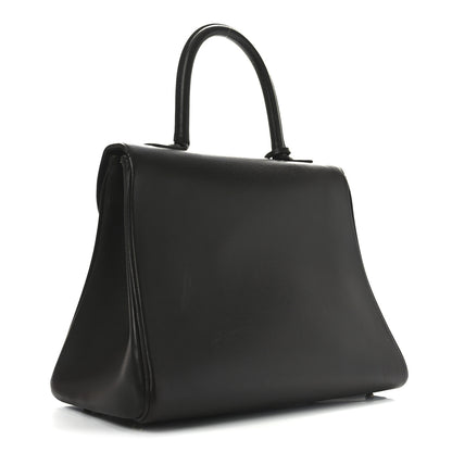 Delvaux Grained Calfskin MM Brillant Satchel Brown 3 of 9