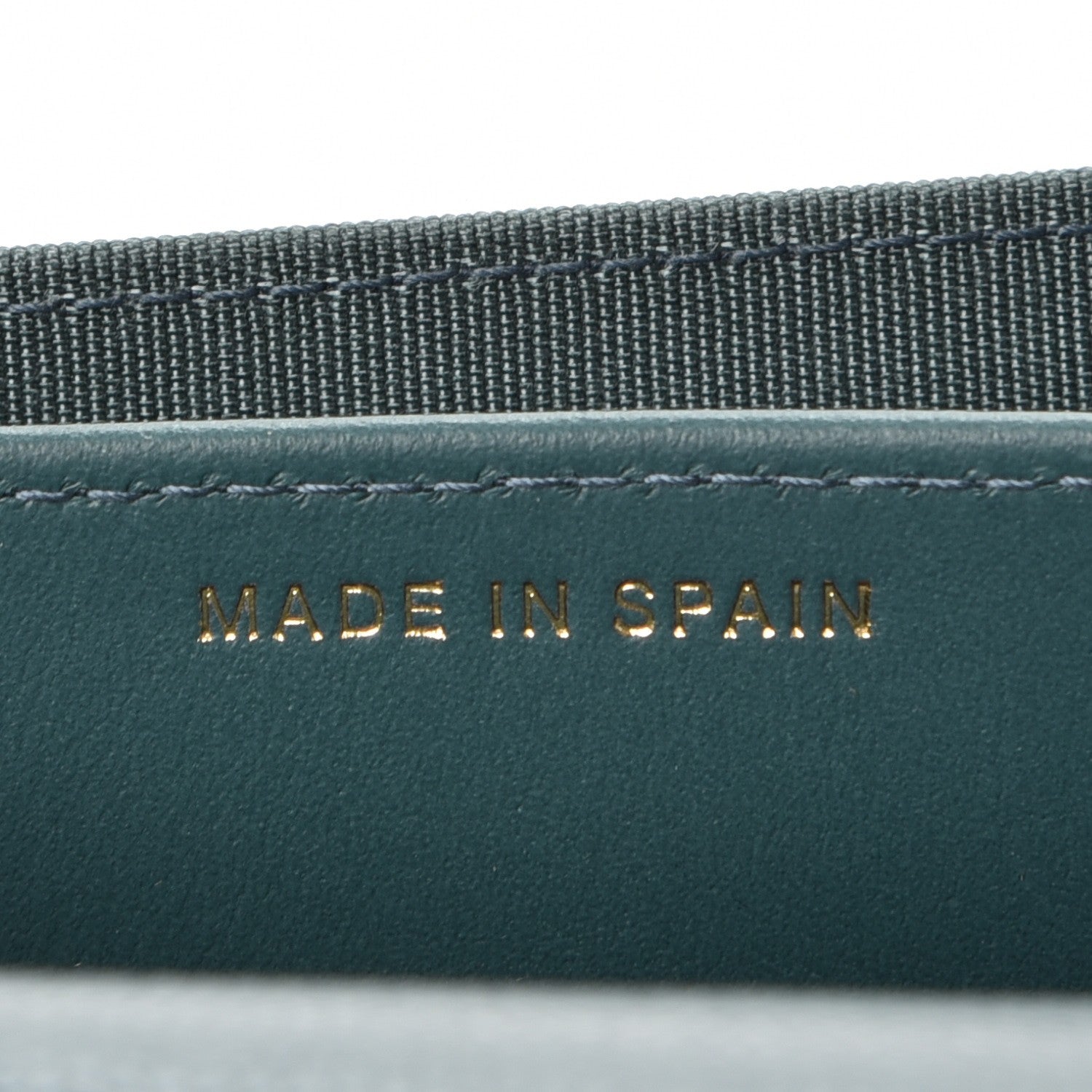 Chanel Caviar Quilted Flap Card Holder Green 7 of 9