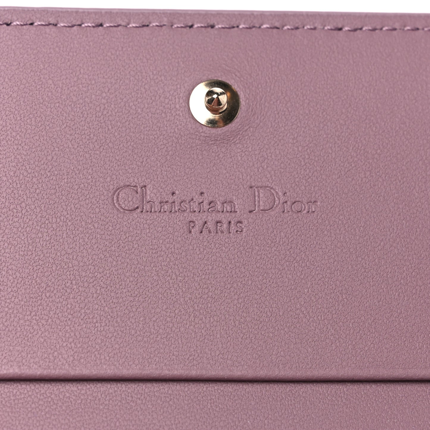 Lambskin Cannage Mini Lady Dior Wallet