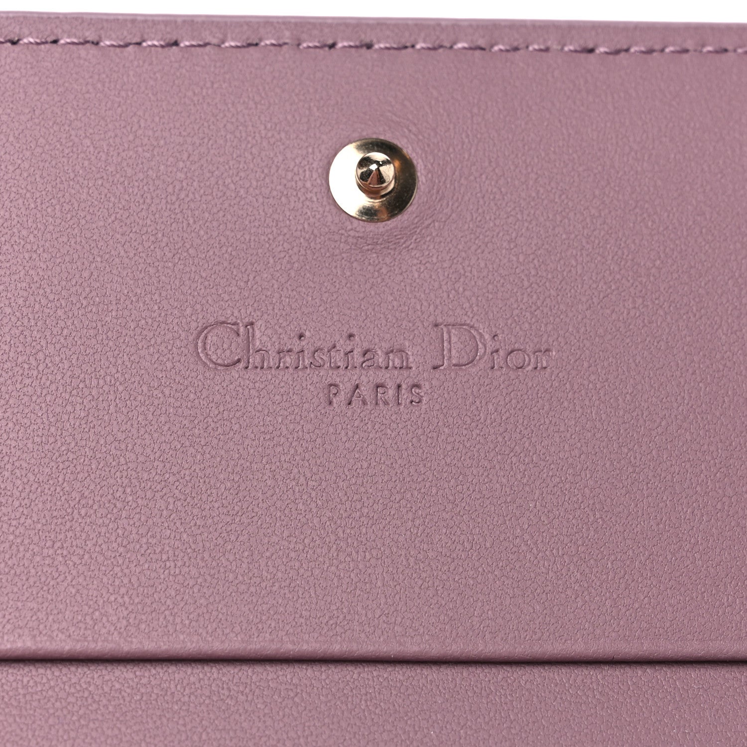 Christian Dior Lambskin Cannage Mini Lady Dior Wallet 7 of 11