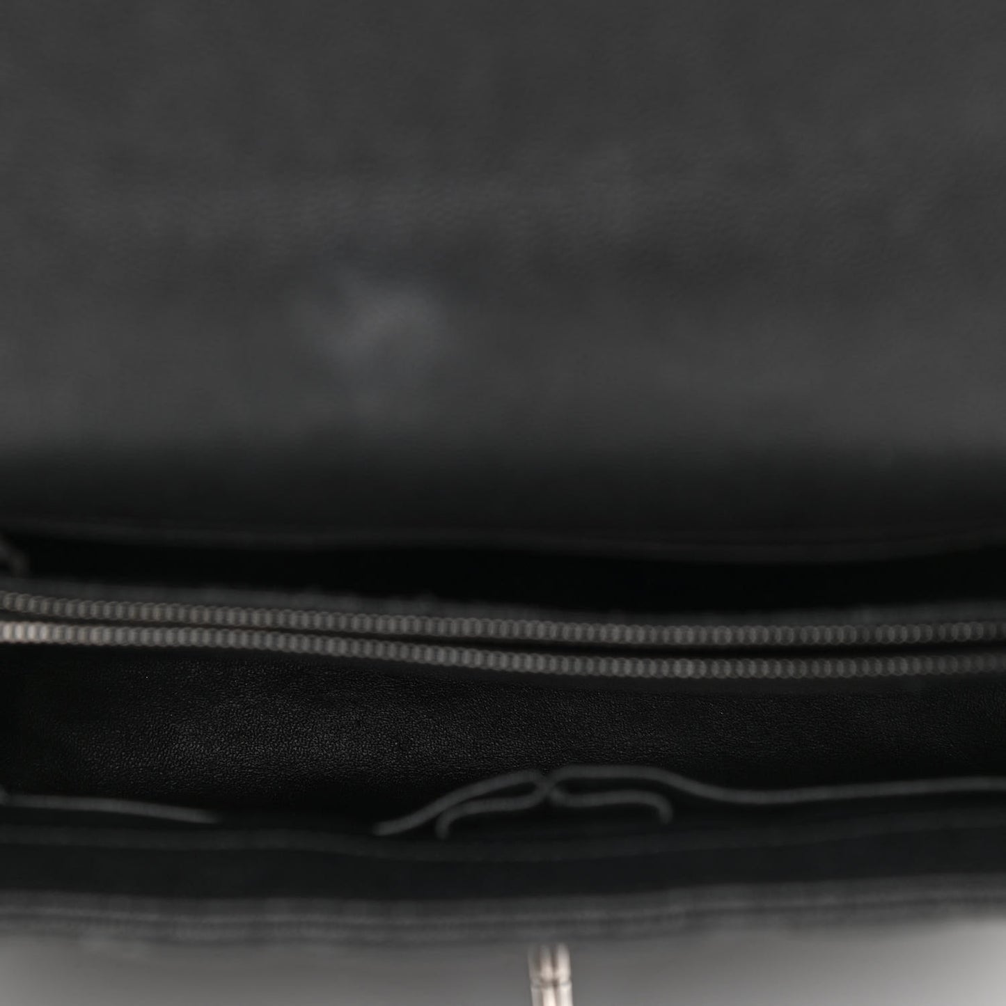 Caviar Liazard Quilted Large Coco Handle Flap Black