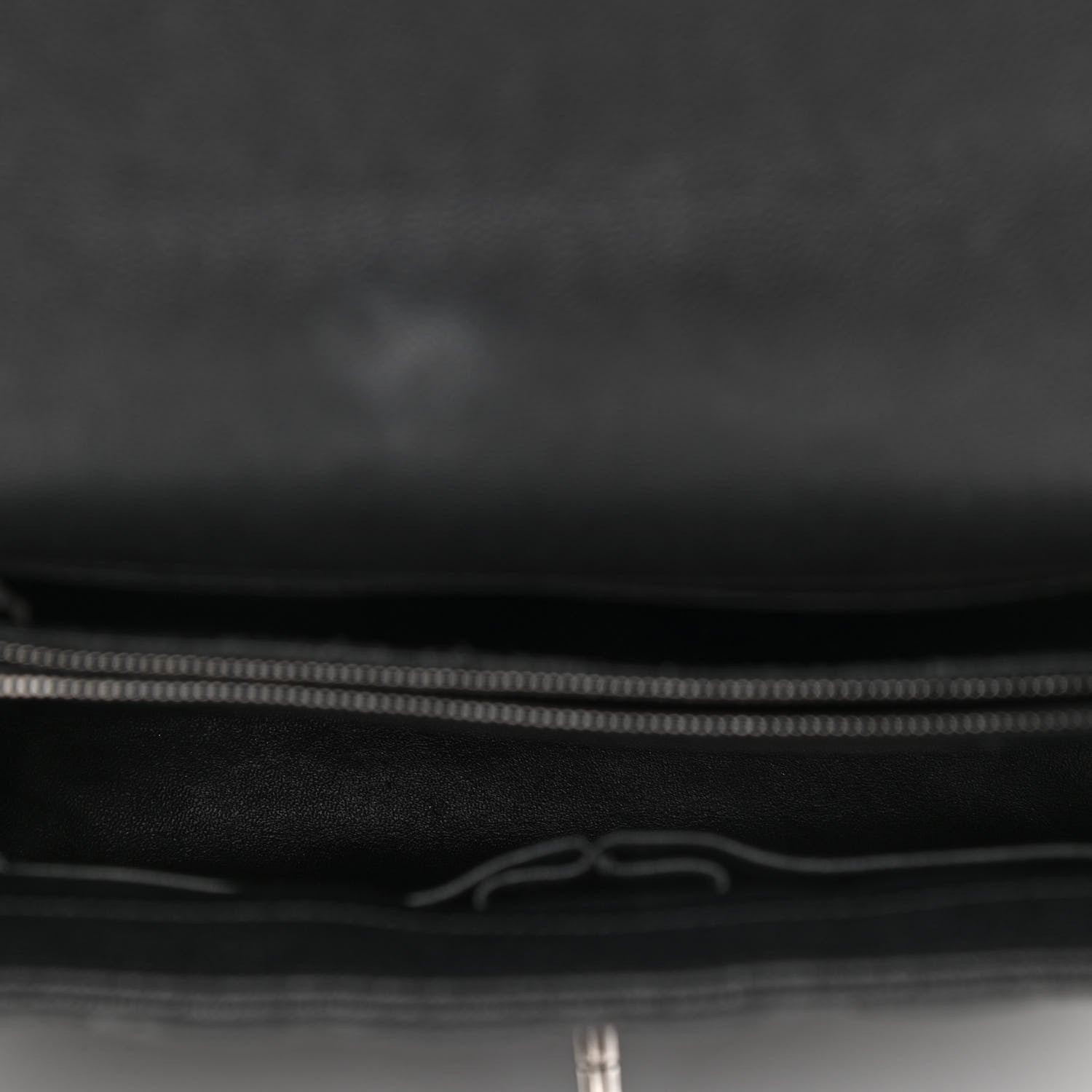 Chanel Caviar Liazard Quilted Large Coco Handle Flap Black 5 of 10