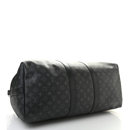 Louis Vuitton Monogram Eclipse Keepall Bandouliere 55 3 of 15
