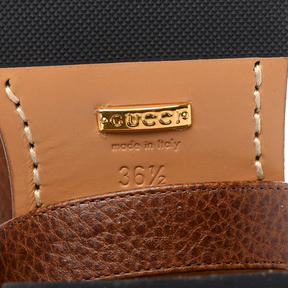 Gucci GG Monogram Calfskin Lola Tall Boots 36.5 Beige Ruggine Cuir 7 of 8