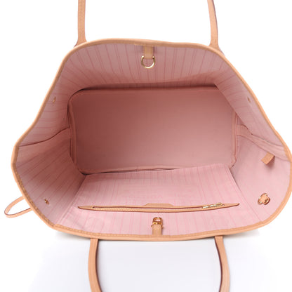 Louis Vuitton Damier Azur Neo Neverfull MM Rose Ballerine 6 of 13