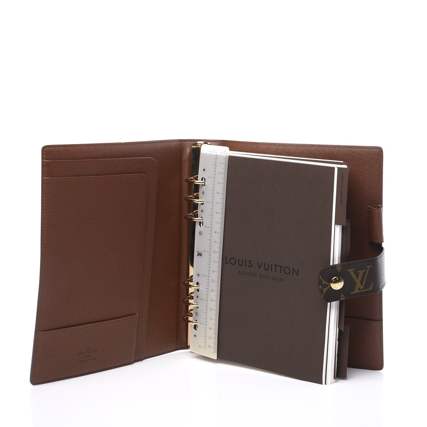 Monogram Large Ring Agenda Cover