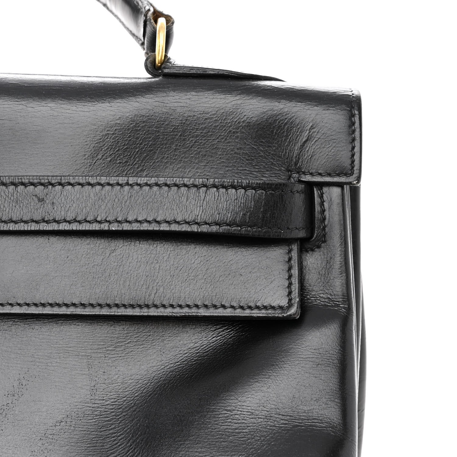 Hermes Box Kelly Retourne 32 Black 15 of 19