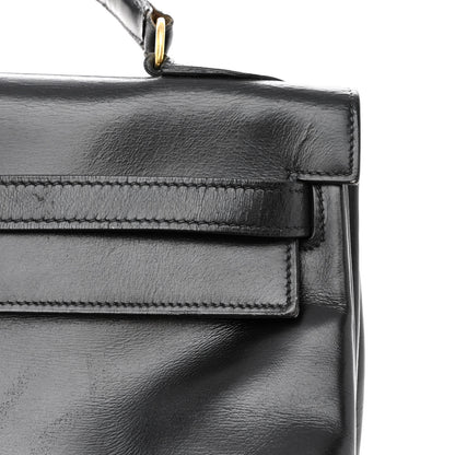 Hermes Box Kelly Retourne 32 Black 15 of 19