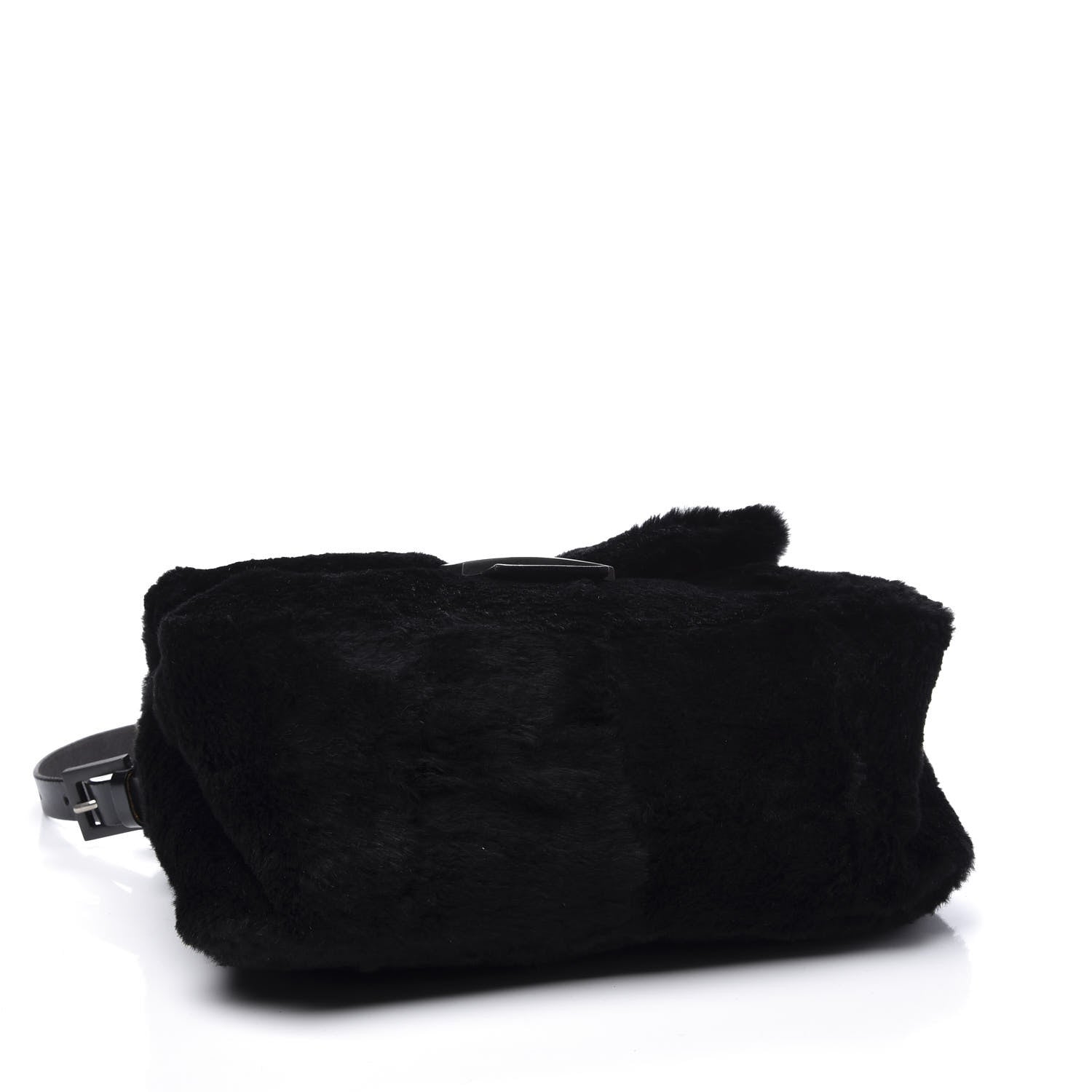 Fendi Mink Fur Mama Baguette Black 3 of 9