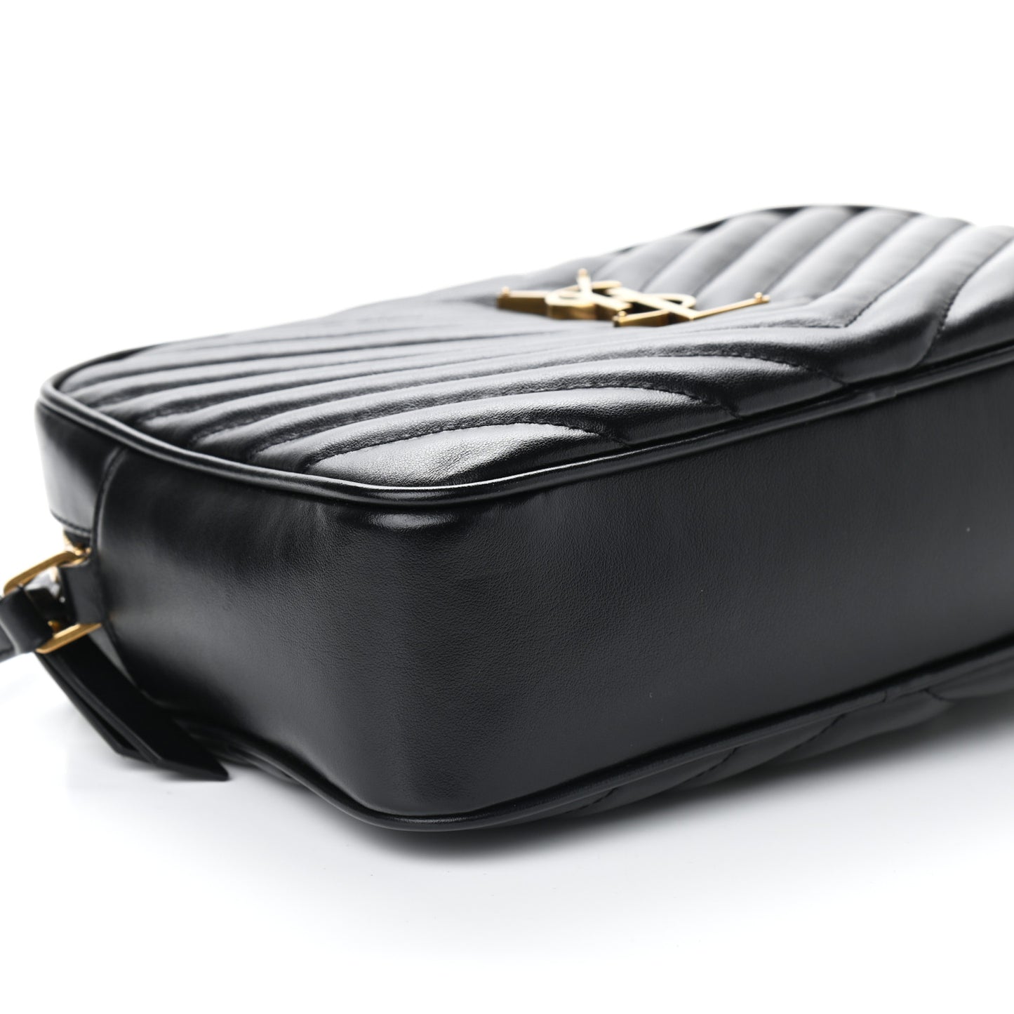 Calfskin Matelasse Monogram Lou Camera Bag Black