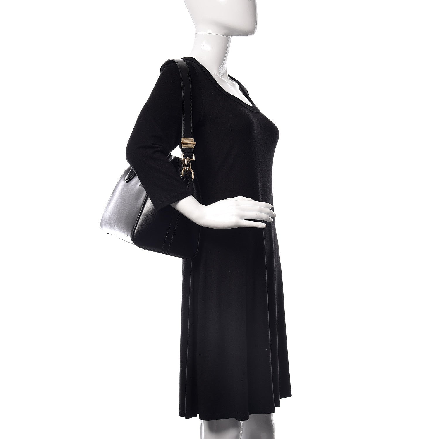 Givenchy Shiny Lord Calfskin Small Antigona Black 2 of 15