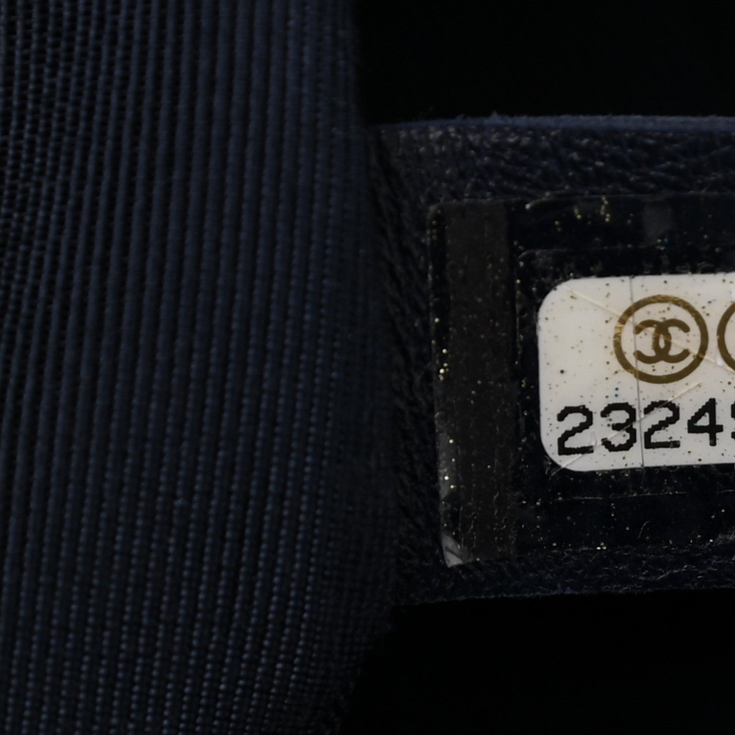 Chanel Calfskin Quilted Medium Frame in Chain Flap Navy 7 of 10