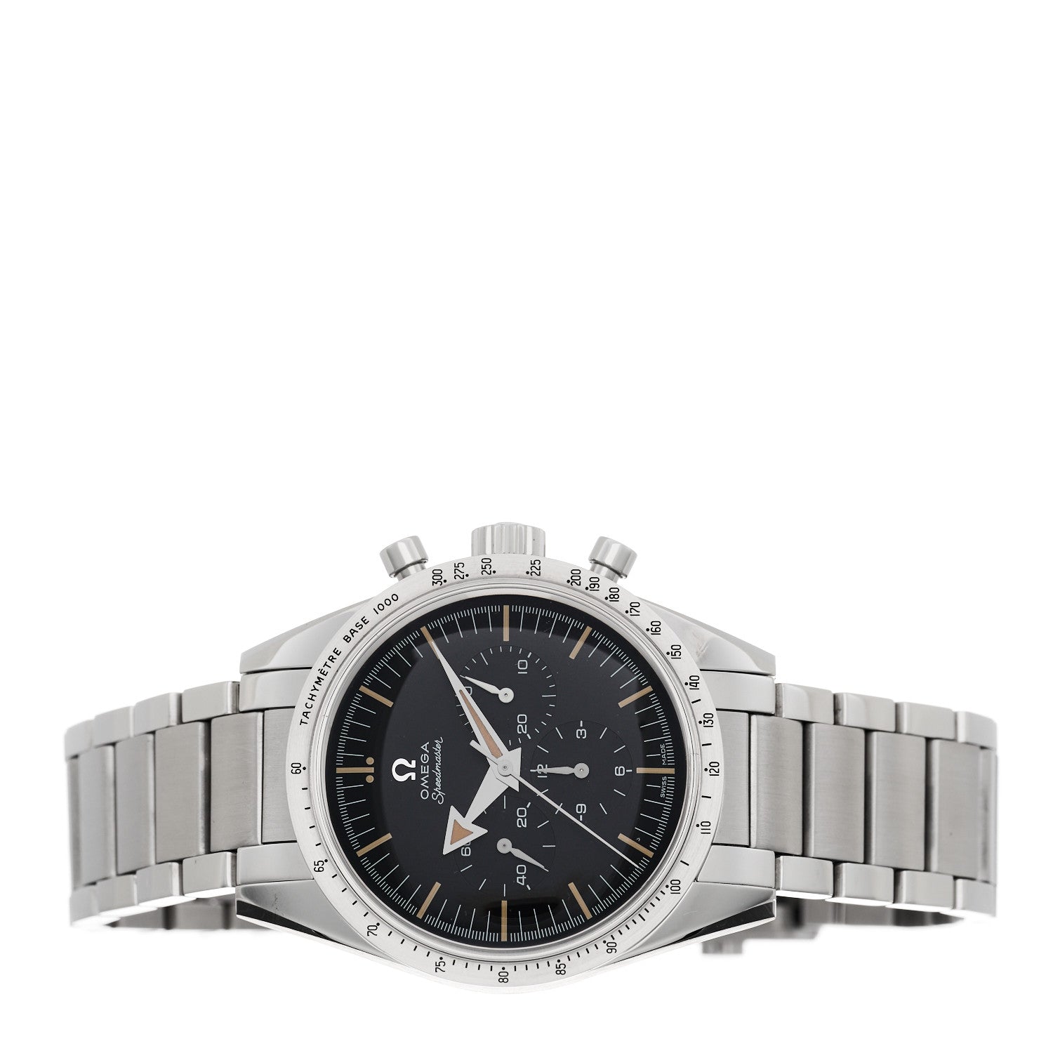 Omega Stainless Steel 38.6mm Speedmaster 1957 Trilogy Chronograph Automatic Watch Black 311.10.39.30.01.001 2 of 5