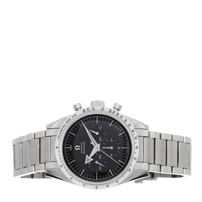 Omega Stainless Steel 38.6mm Speedmaster 1957 Trilogy Chronograph Automatic Watch Black 311.10.39.30.01.001 2 of 5