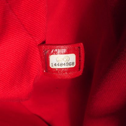 Chanel Patent Quilted Large Shopping Tote Red 7 of 8