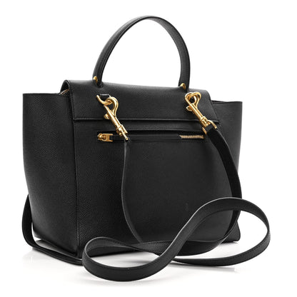 Celine Grained Calfskin Micro Belt Bag Black 3 of 12
