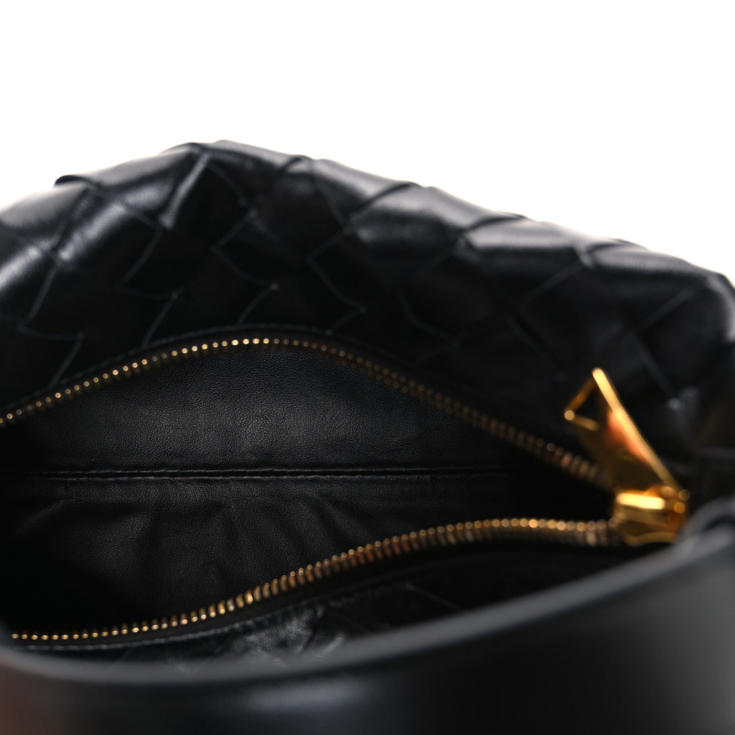 Calfskin Nappa Intrecciato Mini Wallace Black