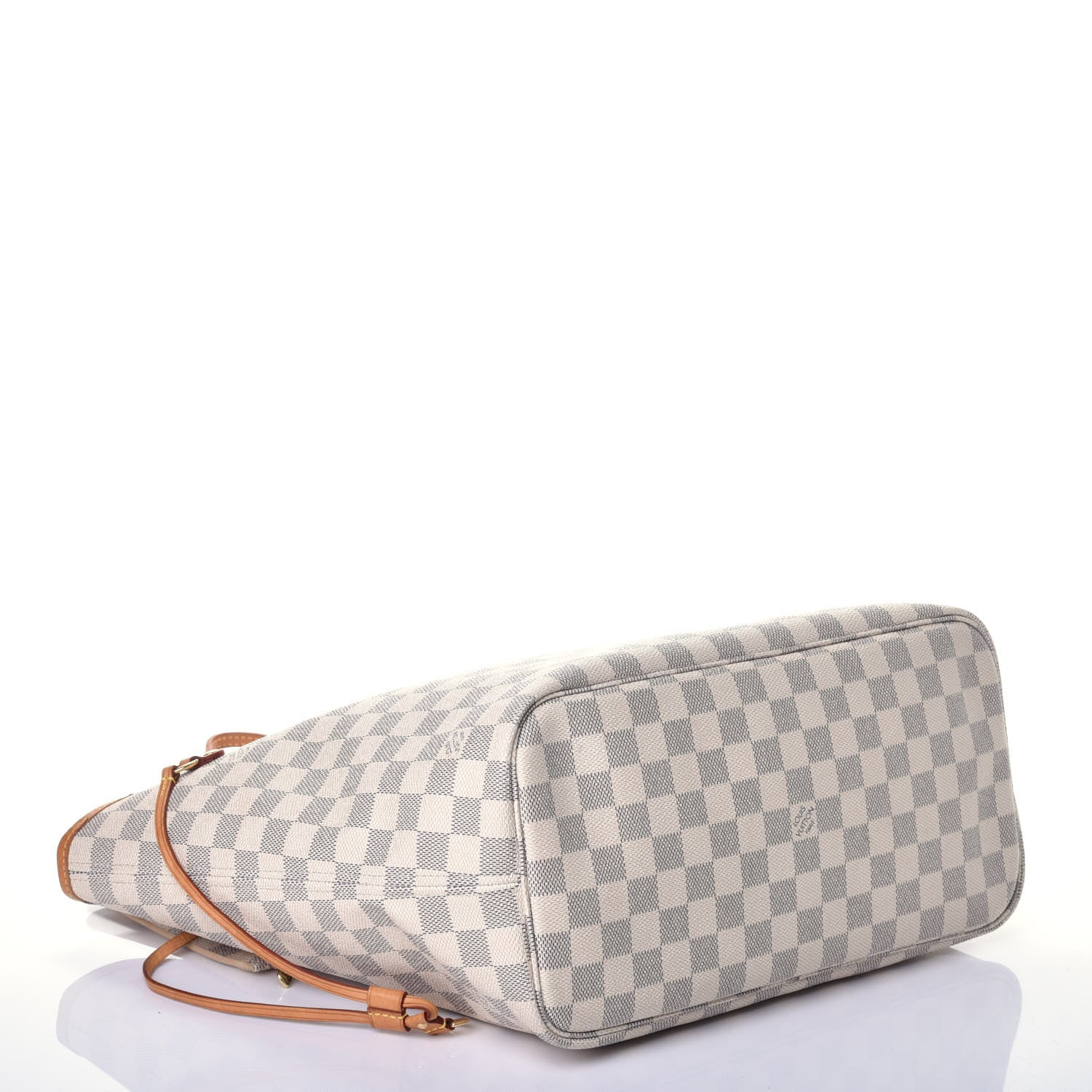 Louis Vuitton Damier Azur Neo Neverfull MM Rose Ballerine 4 of 8