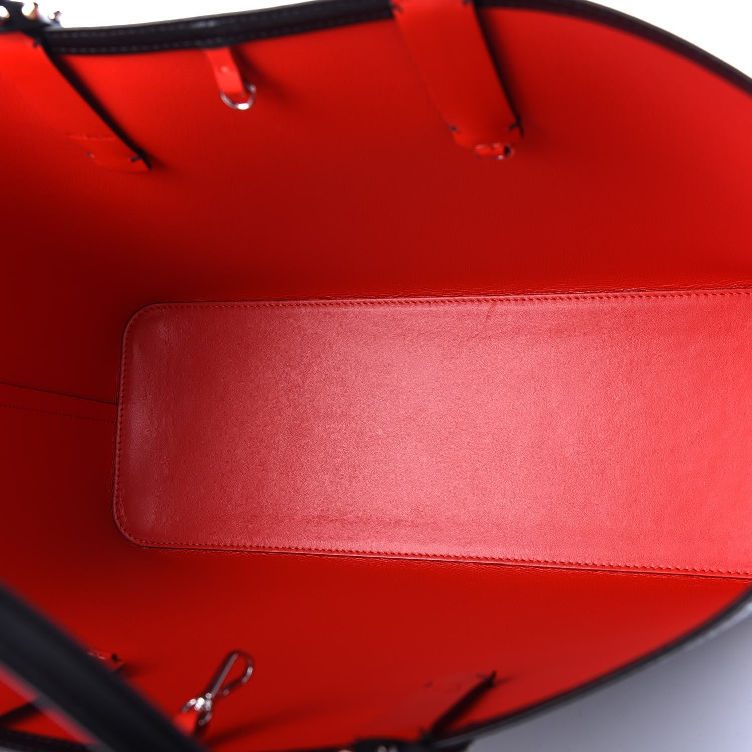 Christian Louboutin Calfskin Beautiful Red East West Cabata Tote Black Multicolor 4 of 12