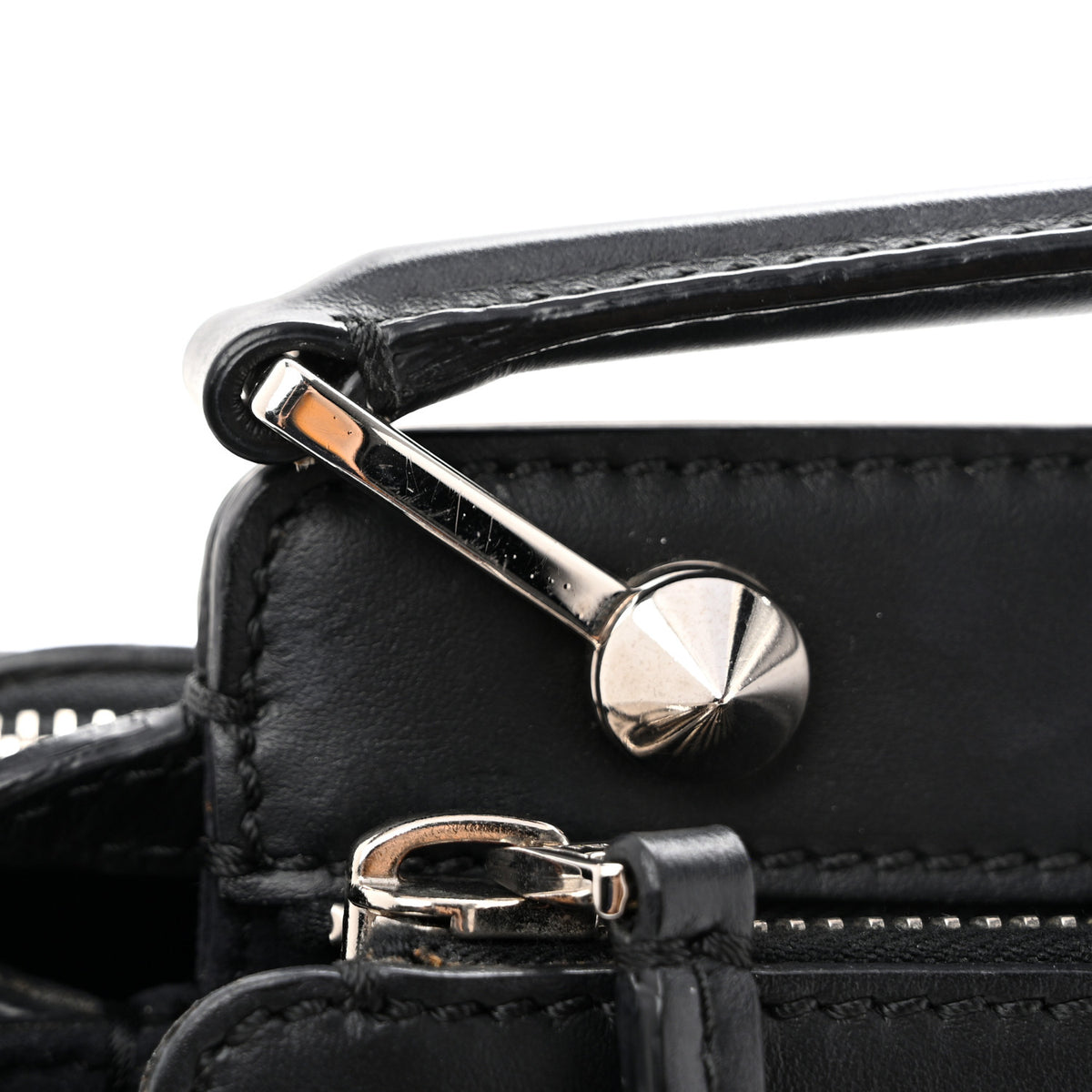 Vitello Baltico Dolce DotCom Satchel Black Blue Royal