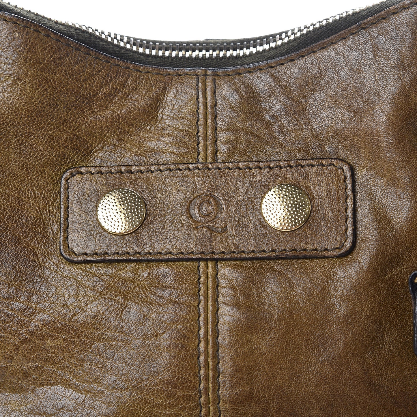 Calfskin De Manta Clutch Brown
