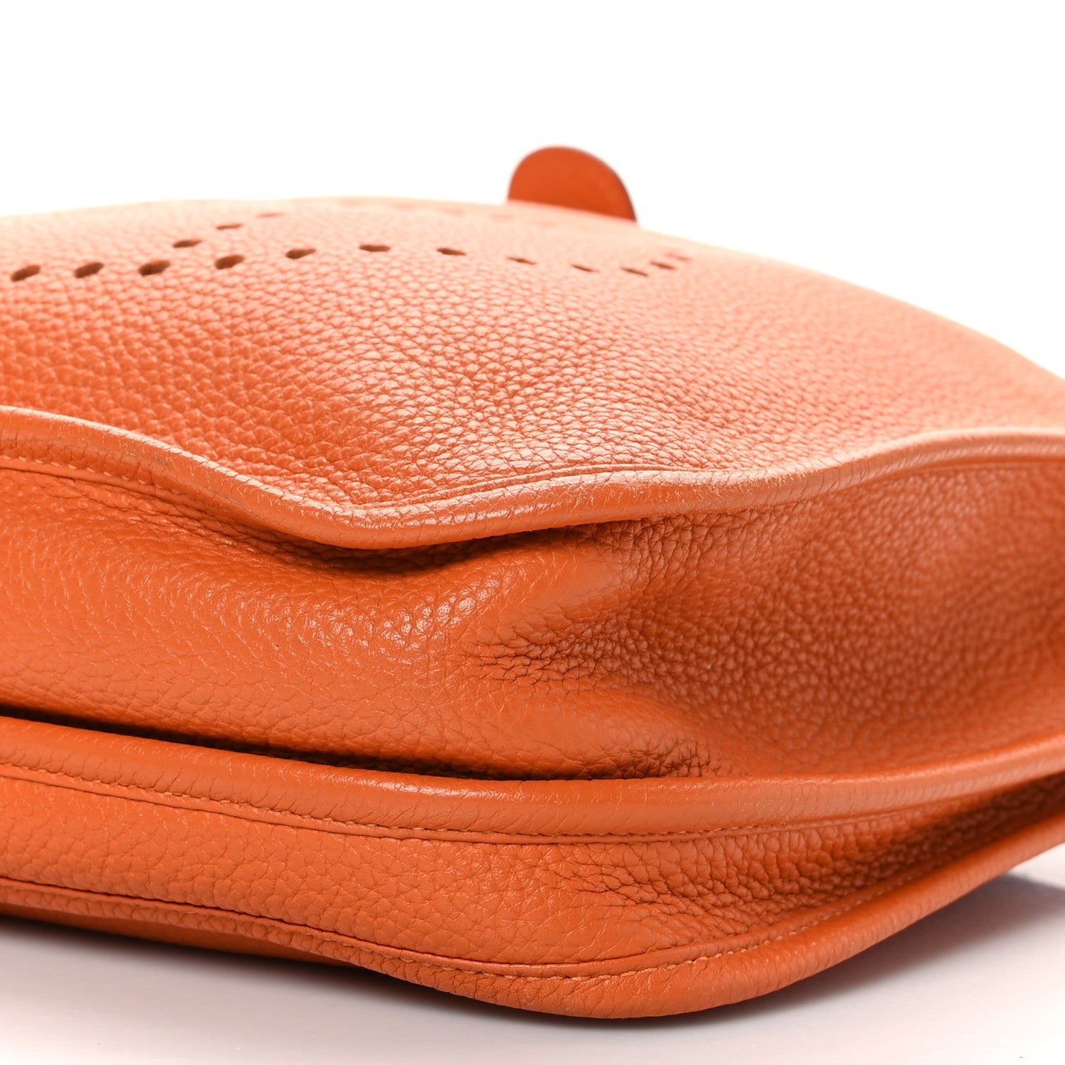 Hermes Taurillon Clemence Evelyne III PM Orange 9 of 9