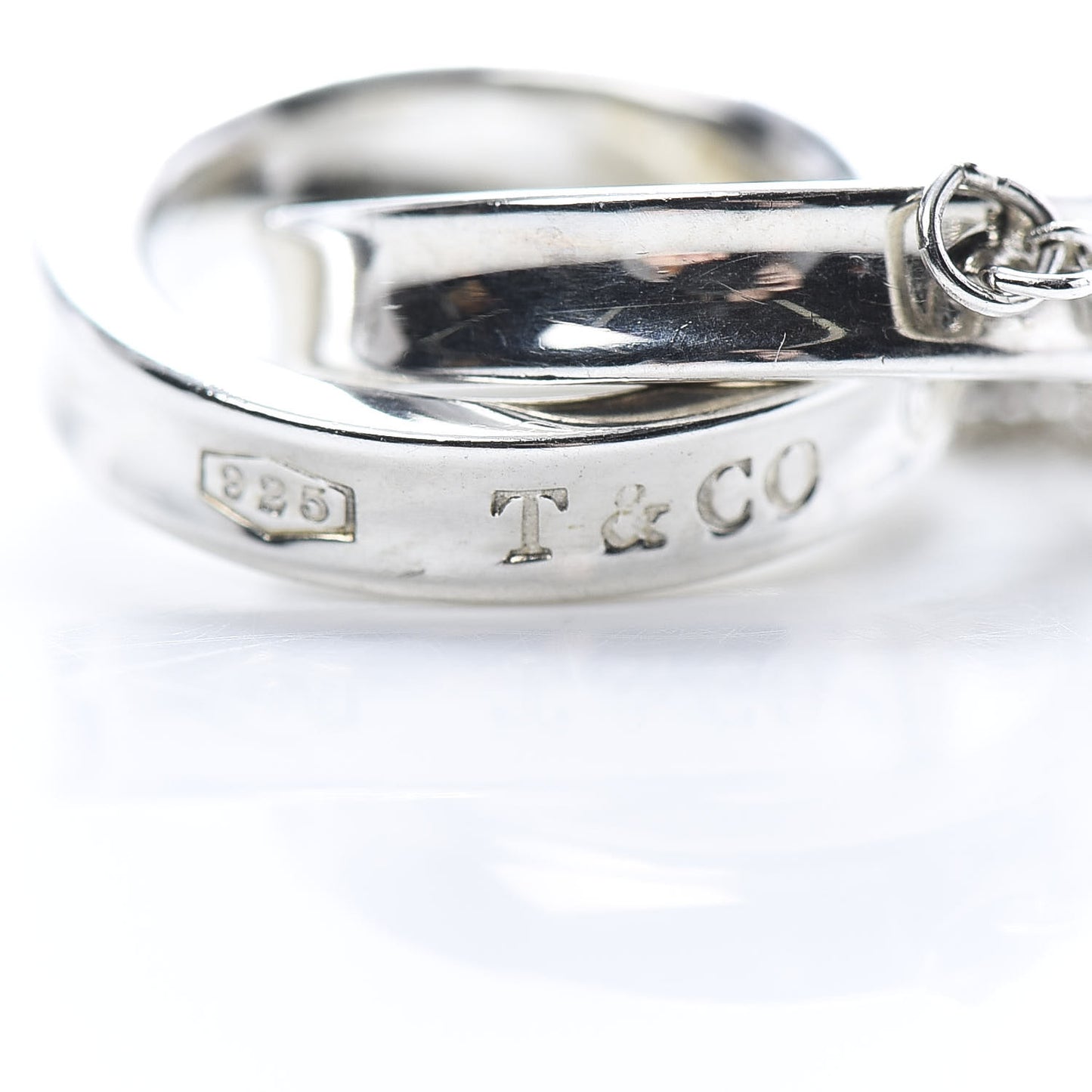 Sterling Silver 1837 Interlocking Circles Pendant Necklace