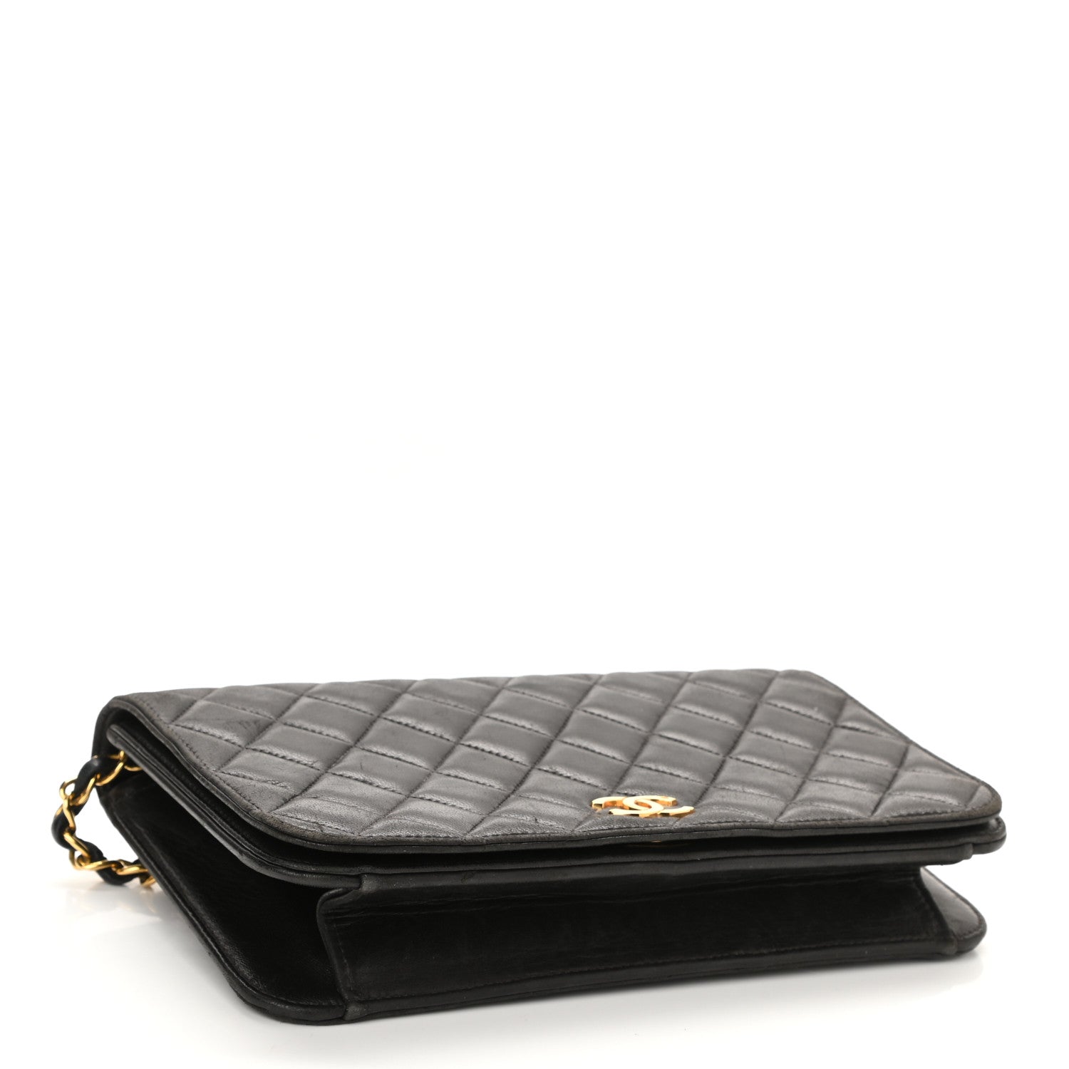 Chanel Lambskin Quilted Small Single Flap Bag Black 4 of 11
