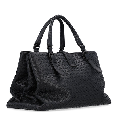 Bottega Veneta Nappa Intrecciato Medium Roma Tote Black 3 of 11