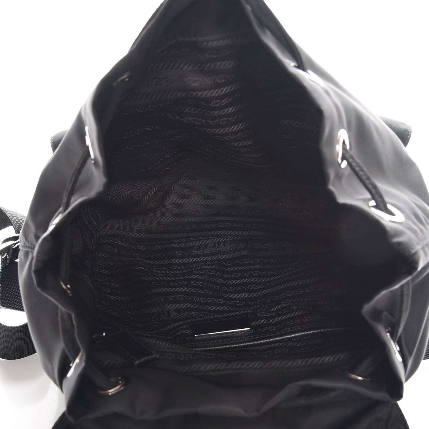 Nylon Vela Medium Backpack Black
