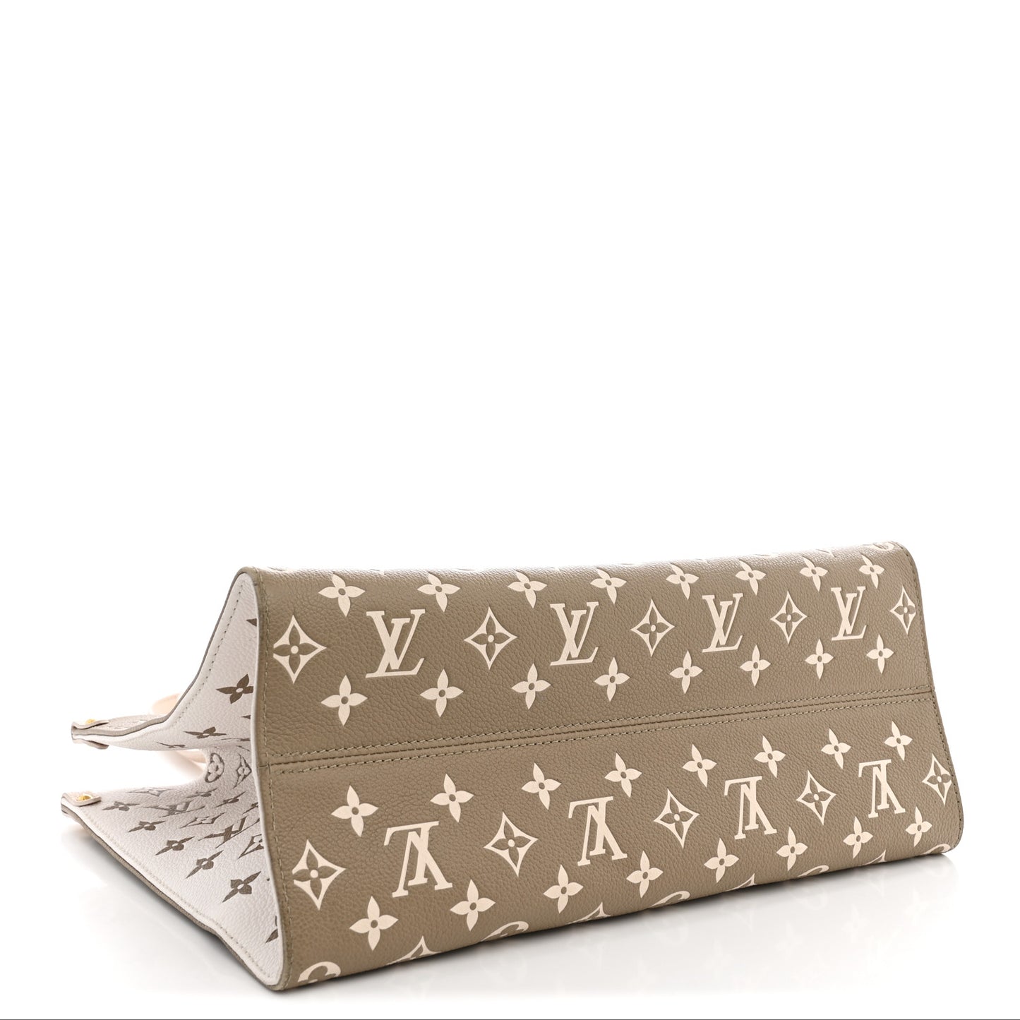 Empreinte Monogram Spring In The City Onthego MM Kaki Beige Cream