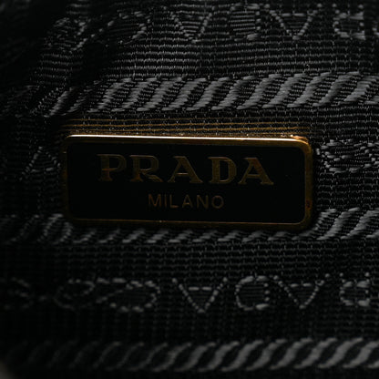 Prada Saffiano Lux Mini Re-Edition Shoulder Bag Black 7 of 11