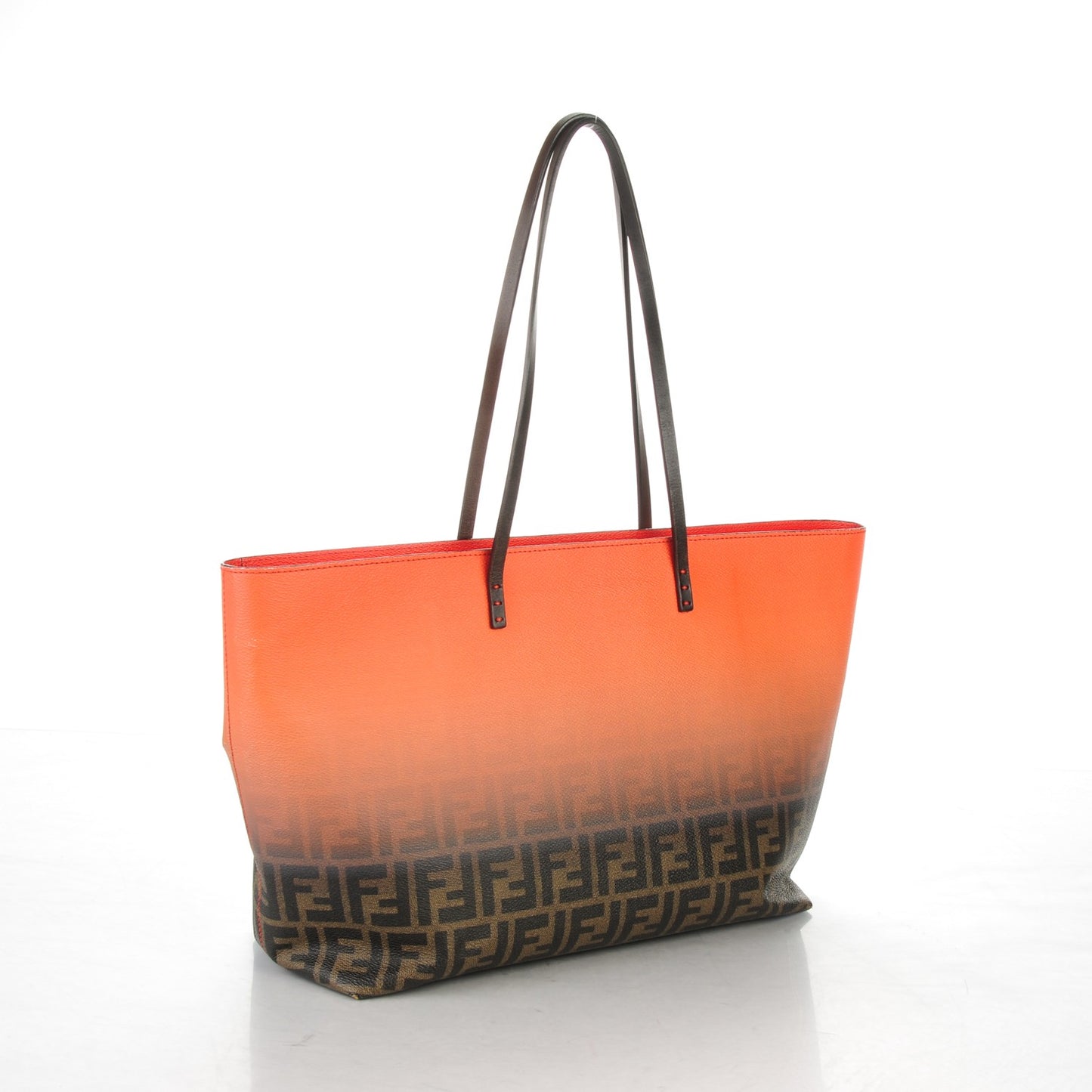 Zucca Spalmati Ombre Medium Roll Tote Tobacco Papavero