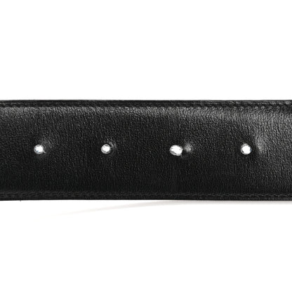 Hermes Box Togo 32mm H Belt 110 Black Vert Bosphore 3 of 10
