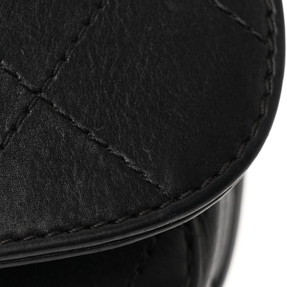 Chanel Calfskin Stitched Small Covered CC Flap Bag Black 11 of 11